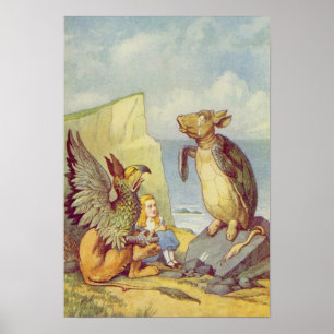 De Mock Turtle en de Griffin Poster