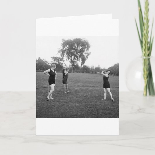 De Mode van het Golf van de jaren '20 van vrouwen Kaart (Voorkant)