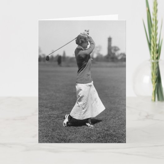 De Mode van het Golf van vrouwen, 1910s Kaart (Voorkant)