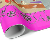 DE MODE VAN HET KARTJE VAN DE WINTER EN VAN DE HER CADEAUPAPIER (Rol Hoek)