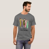 De Mode van het Roaring 20S Art Deco T-shirt (Voorkant volledig)