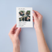 De moderne 4 foto's van de begroting bruiloft bewa flyer (Hand)