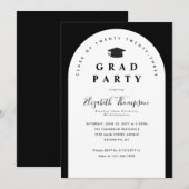 De moderne Arch van de Partij van de AFSTUDEERDER  Kaart (Voorkant / Achterkant)