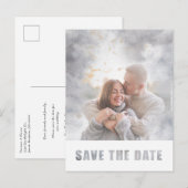 De moderne Band van de Bekleding van de Tekst van  Aankondigingskaart (Voorkant / Achterkant)