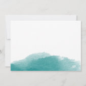 De moderne Blauwgroen Blauwe Kaart van het Manuscr (Achterkant)