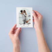 De moderne boetfoto van de begroting sparen de Dat Flyer (Hand)