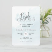 De moderne bruid is op Cloud Nine Vrijgezellenfees Kaart (Staand voorkant)