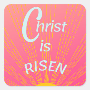 De moderne Christus is opgestaan Stickers