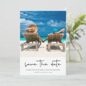 De moderne Eenvoudige Code QR sparen de Aankondigi Kaart (Staand voorkant)