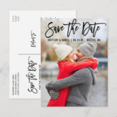 De moderne Foto B van het Manuscript van de Borste Briefkaart (Voorkant / Achterkant)