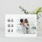 De moderne Foto bewaart de Datum (Staand voorkant)