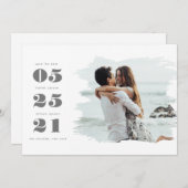 De moderne Foto bewaart de Datum (Voorkant / Achterkant)