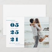 De moderne Foto bewaart de Datum (Voorkant / Achterkant)