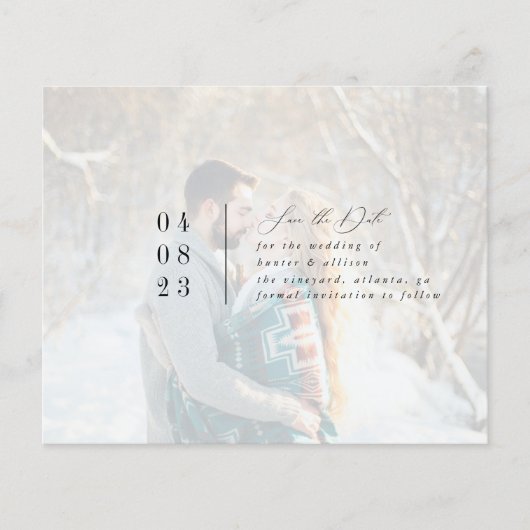 De moderne Foto bewaart de Datum (Voorkant)