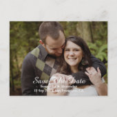 De moderne Foto bewaart de Datum Aankondigingskaart (Voorkant)