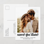 De moderne Foto bewaart de Datum Briefkaart (Voorkant / Achterkant)