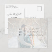 De moderne Foto bewaart de Datum Briefkaart (Voorkant / Achterkant)