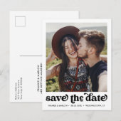 De moderne Foto bewaart de Datum Briefkaart (Voorkant / Achterkant)