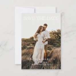 De moderne Foto bewaart de Datum Save The Date