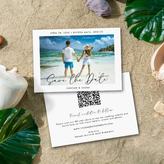 De moderne Foto bewaart de Datum Save The Date