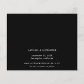 De Moderne Foto BW van de begroting Datum sparen d Flyer (Achterkant)