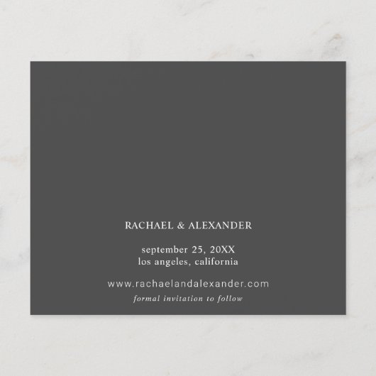 De Moderne Foto van de begroting Lange Datum spare Flyer (Achterkant)