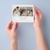 De moderne foto van de begroting sparen de Uitnodi Flyer (Hand)