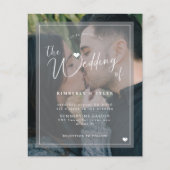 De moderne foto van de begroting transparante trou (Voorkant)