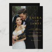 De moderne foto van de Bekleding van de manuscript Kaart (Voorkant / Achterkant)