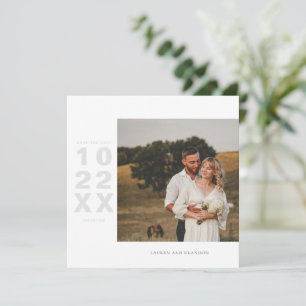 De moderne Foto van de Typografie sparen de Datum Save The Date