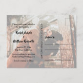 De moderne Foto van het Bouw van het Manuscript sp Aankondigingskaart (Achterkant)