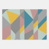 De moderne geometriekunst van de moderne tijd is e inpakpapier vel (Voorkant 3)