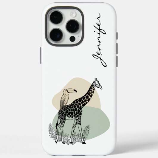 De moderne Giraffe iPhone Case-Mate iPhone Case (Achterkant)