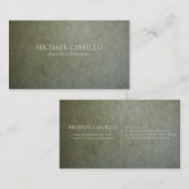 De moderne gouden kuil van Suede Paint Visitekaartje (Voorkant / Achterkant)