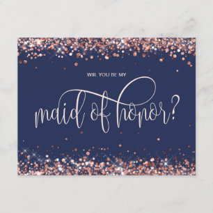 de moderne goudmarine van de roos zal u mijn eerbe kaart