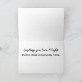 *~* de moderne Groene Zwarte van de Abstracte Munt Kaart (Binnen)