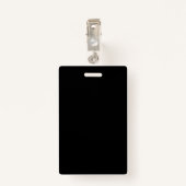 De moderne Identiteitskaart van de Naam van de Wer Badge (Achterkant met clip)