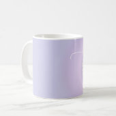 De moderne Inspirerend Quote Lavendel is op zoek Koffiemok (Voorkant links)