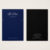 De moderne Kaart van de Vertoning van het Ketting  (Voorkant /achterkant)