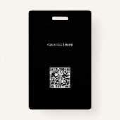 De moderne kaart van identiteitskaart de douanefot badge (Achterkant)