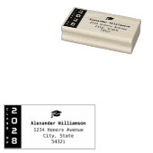 De moderne klasse van Afstuderen Rubberstempel (Gestempeld)