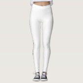 De moderne Leggings van de Sjabloon voegen de Logo (Voorkant)