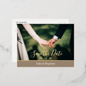 De moderne Minimale Foto bewaart het Briefkaart va (Voorkant / Achterkant)