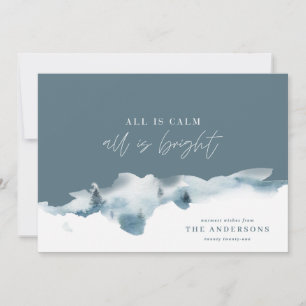 De moderne minimale kerstvakantie is kalm