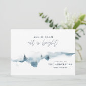 De moderne minimale kerstvakantie is kalm (Staand voorkant)