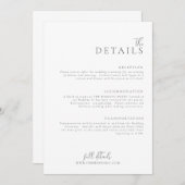 De Moderne Minimale Licht van het huwelijk en de K Kaart (Voorkant / Achterkant)