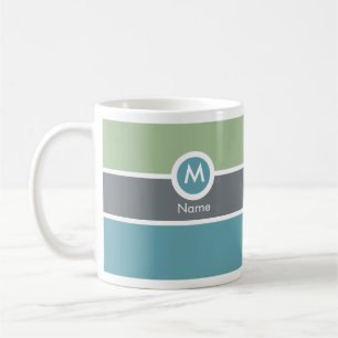 De moderne Mok van de Koffie van het Monogram