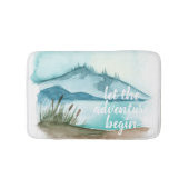 De moderne Natuur van de Waterverf laat het avontu Badmat (Voorkant)