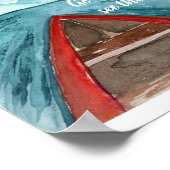 De moderne Natuur van de Waterverf ziet het wereld Poster (Hoek)