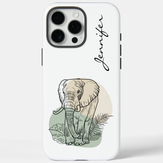 De moderne olifant iPhone Case-Mate iPhone Case (Achterkant)
